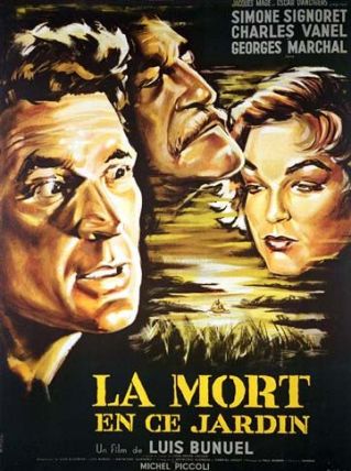 Affiche cinéma - La mort en ce jardin