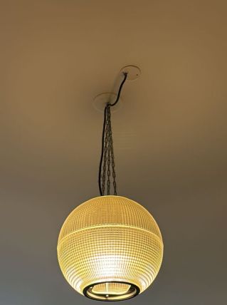 Lampe holophane vintage 1960