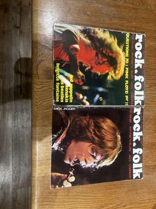 2 magazines rock &amp; folk de 1970