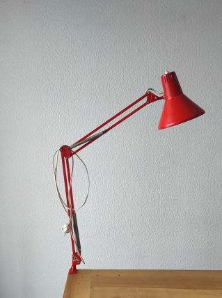 Lampe architecte articulée Twist - T1 rouge