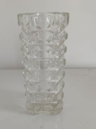 Vase Windsor verre moulé 