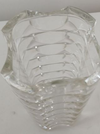 Vase Windsor verre moulé 