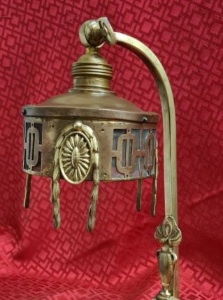 lampe 1900 bronze et laiton   art nouveau  ,superbe objet d 