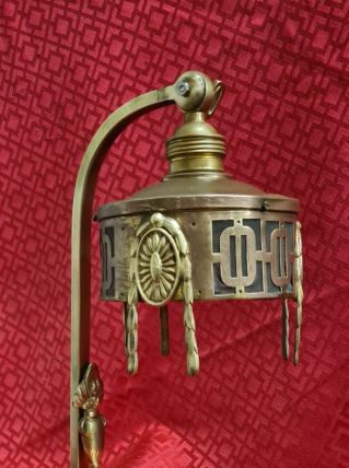 lampe 1900 bronze et laiton   art nouveau  ,superbe objet d 