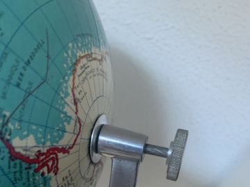 Globe terrestre vintage mappemonde SCAN GLOBE Danemark