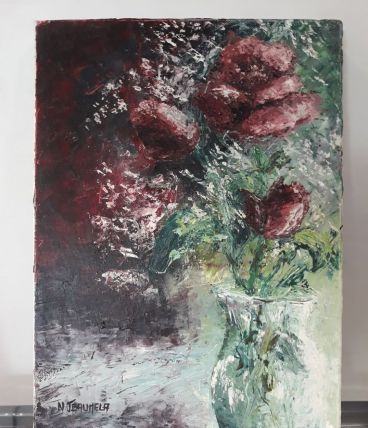 Tableau-Peinture à l'huile - Original signé