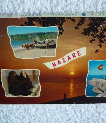 Dépliant 10 Cartes Postale Nazaré Portugal Années 70