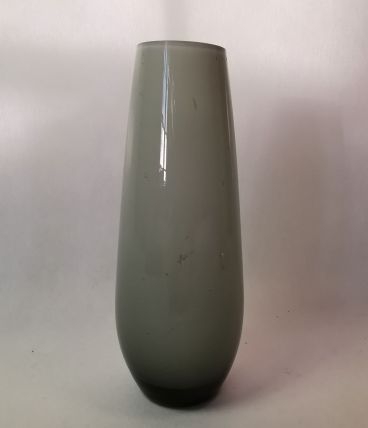 Joli Vase Soliflore en Verre couler Vert / Gris
