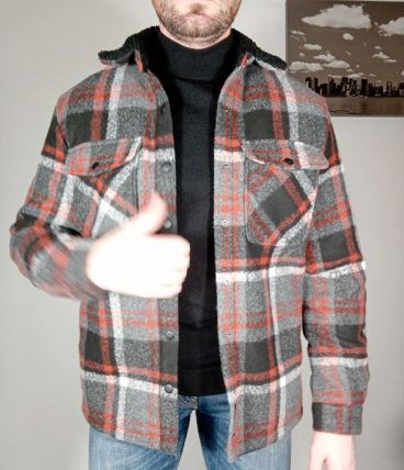 Superbe blouson homme à carreaux taille M