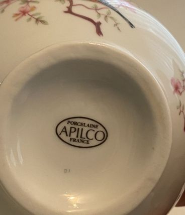 Tasses porcelaine Apilco