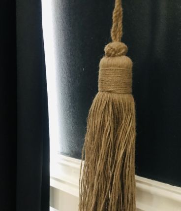 Pompon Tarbouche grand modèle jute et corde