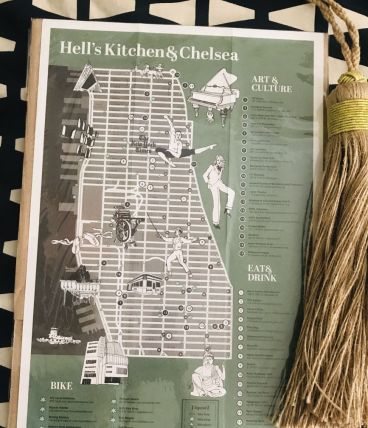 Carte Map's Hell's Kitchen Chelsean New York 2019