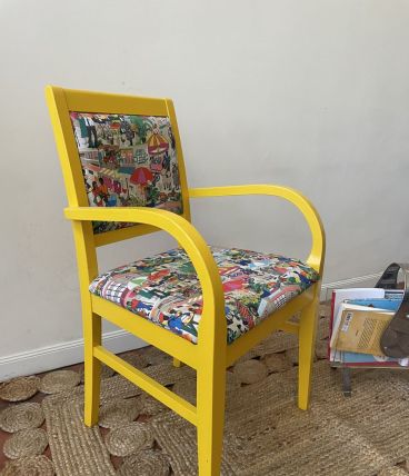 Fauteuil Jaune Africa