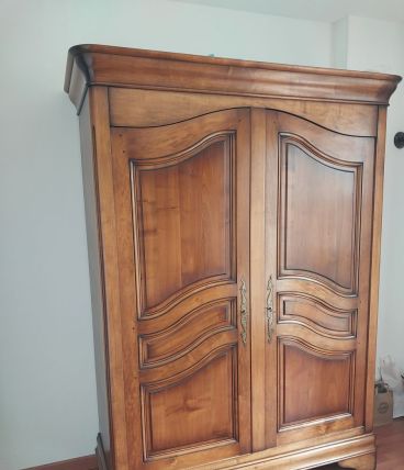 ARMOIRE PENDERIE BOIS MASSIF