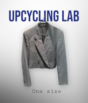 Blazer Vintage cropped upcycling by fripery lab 