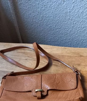 Sac pochette cuir 