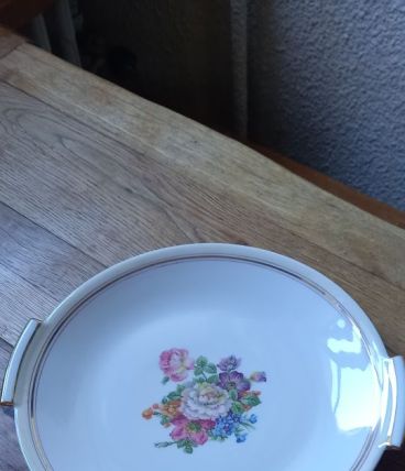 Plat porcelaine Limoges 