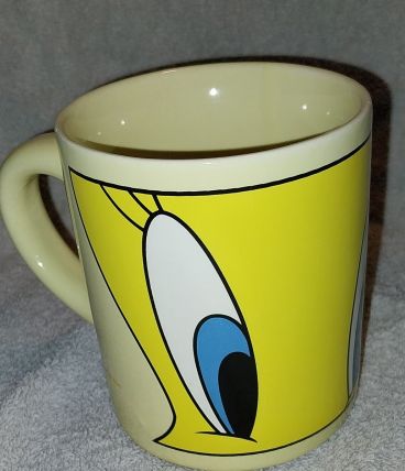 ancien et rare Mug tasse les yeux de Titi Warner Bros 