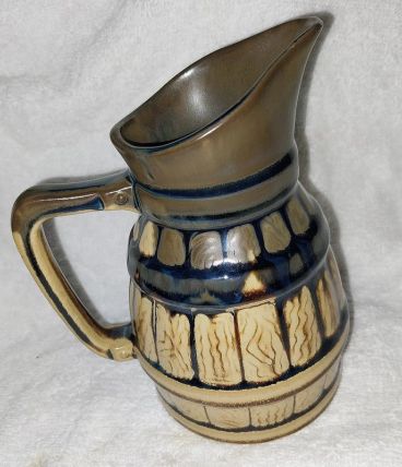 vintage ancien pichet à vin carafe P.65 50 cl grès céramique