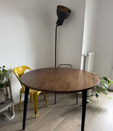 Table en bois massif extensible 