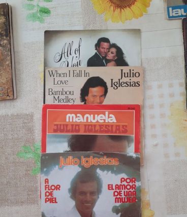 Julio Iglesias 45 tours vinyle lot 4