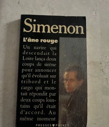 L'âne rouge, Simenon (Ref. 2024-181)