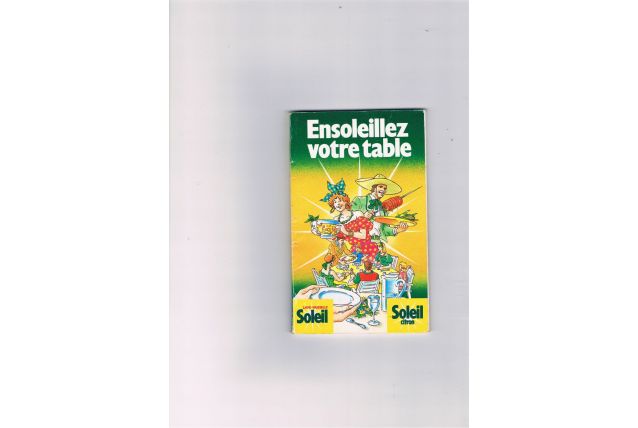 Livre ensoleillez votre table