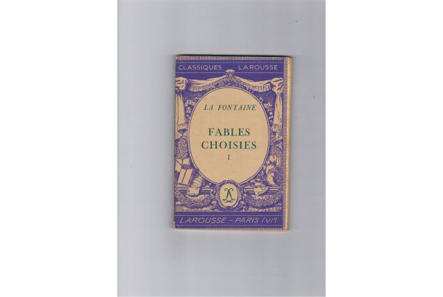 Livre fables choisies tome 1 Vintage