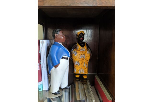 Statuettes africaines dites Colons en couple