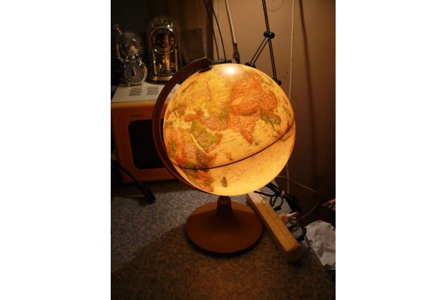 globe terrestre, style antique