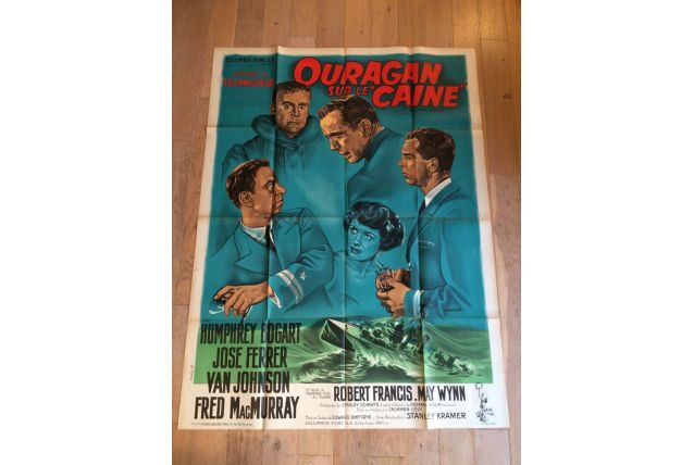 Affiche cinéma - Ouragan sur le Caine