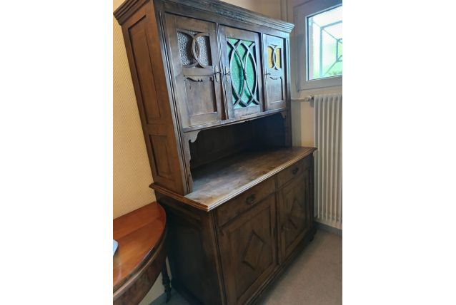 armoire buffet cerisier massif