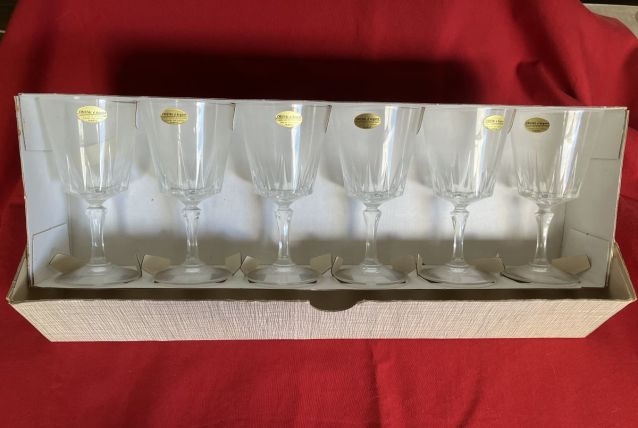 Cristal d'Arques/Versailles 6 verres à eau 25cl