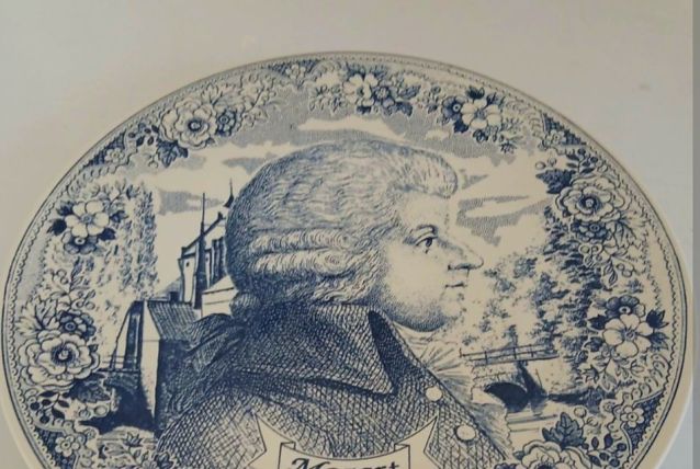 Grande Assiette decorative Mozart 